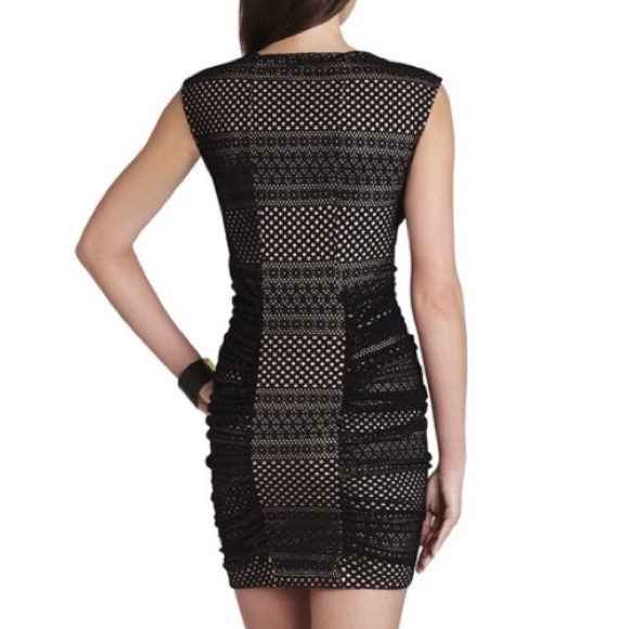 {NWOT} BCBGMAXAZRIA Renee Ruched-Side Dress - Picture 2 of 8